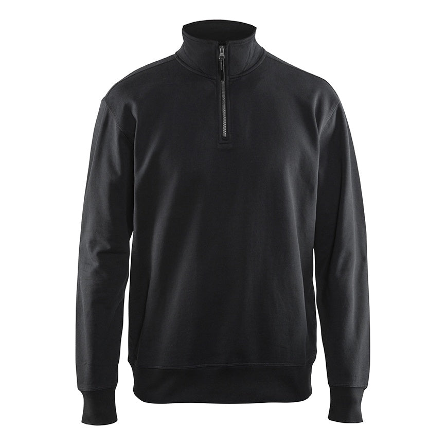 Blaklader BLAKLADER 33691158 Sweatshirt with Half Zip Work Sweatshirt MEN - 100% Cotton - 336911589900
