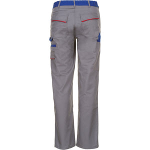 Planam Highline Trousers zinc/royal blue/red - Model view 2