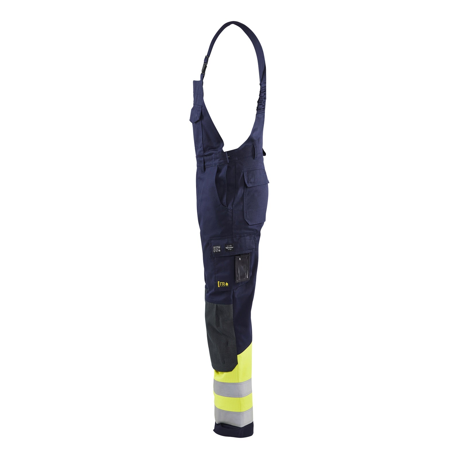 Blaklader BLAKLADER 26071514 MULTINORM CLASS 1 BIB TROUSERS Hi Vis Reflective Work Bib Trousers Men - Antistatic - 260715148933_CL