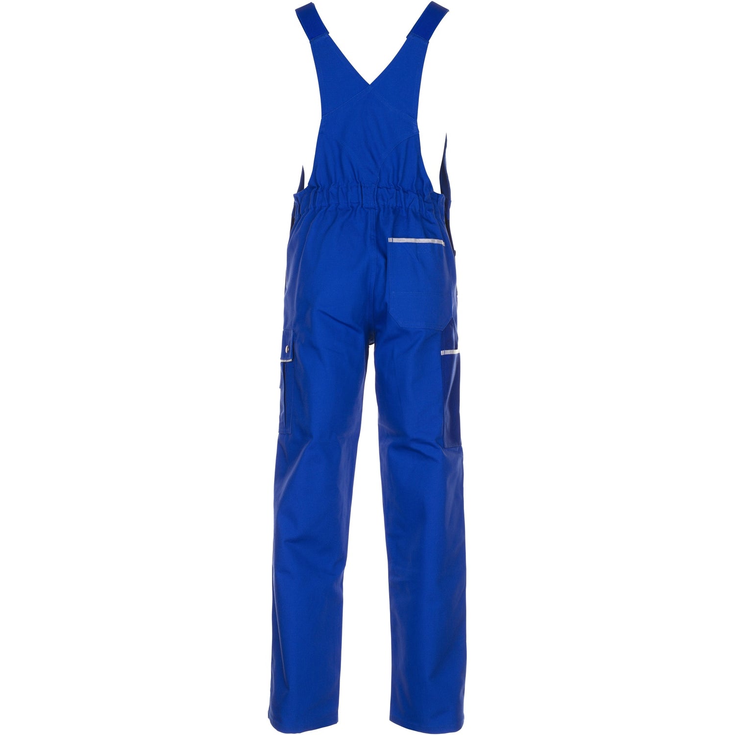 Planam Canvas 320 Dungarees royal blue/royal blue - Model view 2