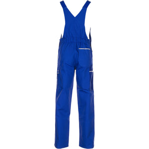 Planam Canvas 320 Dungarees royal blue/royal blue - Model view 2