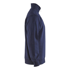 Blaklader BLAKLADER 33651048 Sweatshirt With Collar Half-zip Work Sweatshirt MEN - Brushed Inside - 336510488800_CR