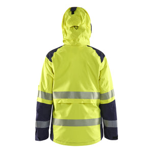 Blaklader BLAKLADER 44361987 Women’s Hi Vis Shell Jacket Hi Vis Reflective Shell Work Jacket WOMEN - Waterproof - 443619873389_3
