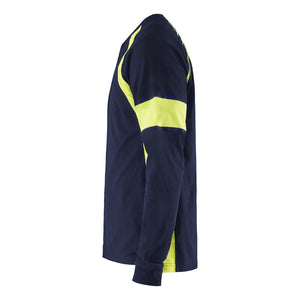 Blaklader BLAKLADER 35201030 Long sleeved T shirt Hi Vis Reflective Long Sleeve Work T-Shirt MEN - 100% Cotton - 352010308833_CL