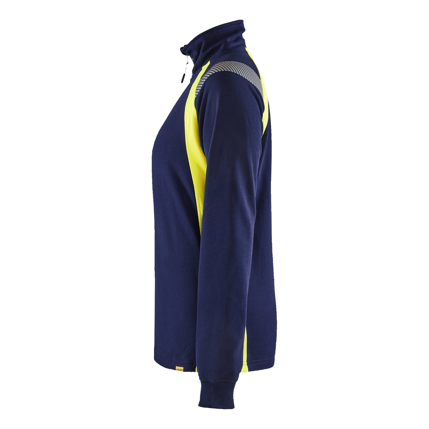 Blaklader BLAKLADER 34031158 Hi Vis Reflective Half-zip Work Sweatshirt WOMEN - 100% Cotton - 340311588933_CL