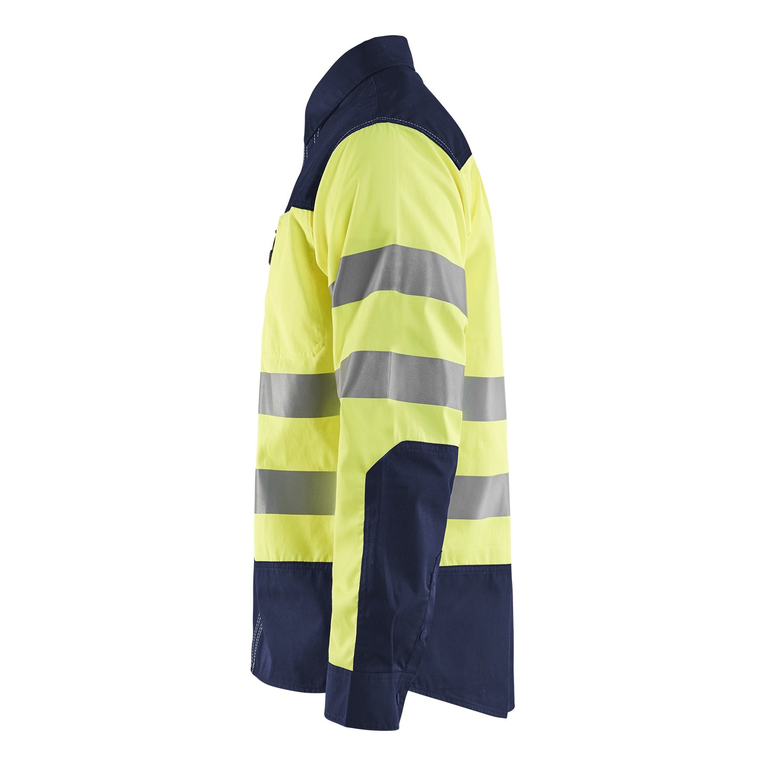 Blaklader BLAKLADER 32551817 Hi Vis Shirt Hi Vis Reflective Long Sleeve Work Shirt MEN - 50% Cotton 50% Polyester - 325518173389_CL