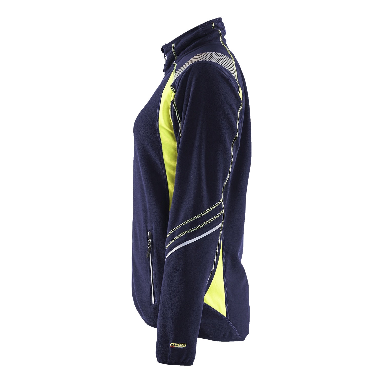 Blaklader BLAKLADER 49731010 Women's microfleece jacket Hi Vis Reflective Fleece Jacket WOMEN - Antipilling - 497310108933_CL