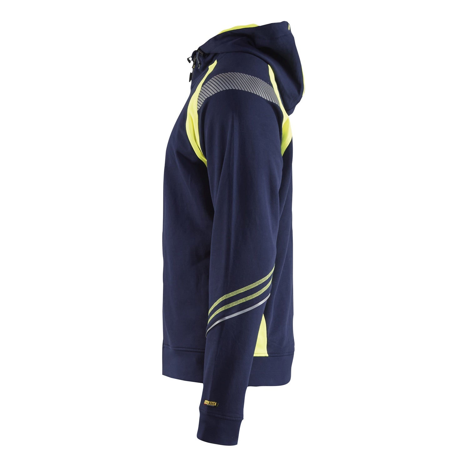 Blaklader BLAKLADER 34331158 Hoodie with Full Zip Hi Vis Reflective Hoodie Work Sweatshirt MEN - 100% Cotton - 343311588933_CL