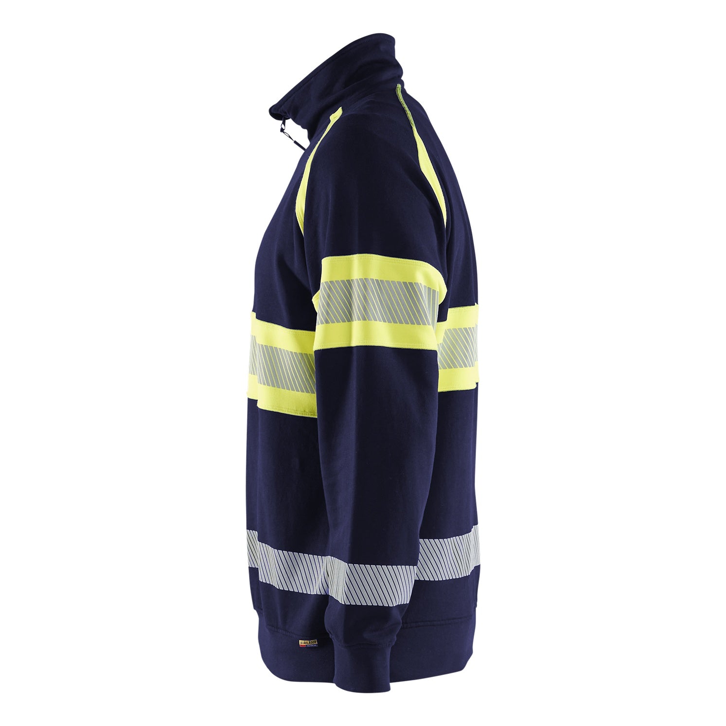 Blaklader BLAKLADER 35531158 Hi Vis Sweater Hi Vis Reflective Half-zip Work Sweatshirt MEN - 100% Cotton - 355311588933_CL