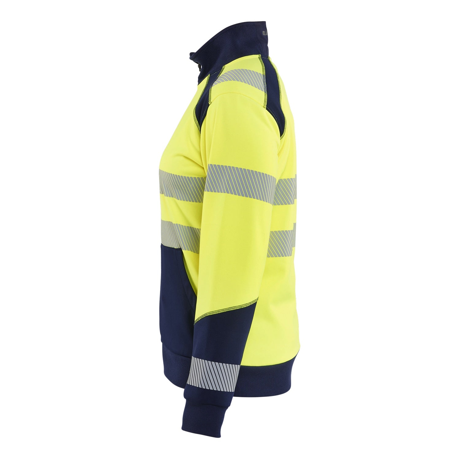 Blaklader BLAKLADER 35082528 Hi Vis Reflective Half-zip Work Sweatshirt WOMEN - Brushed Inside - 350825283389_CL