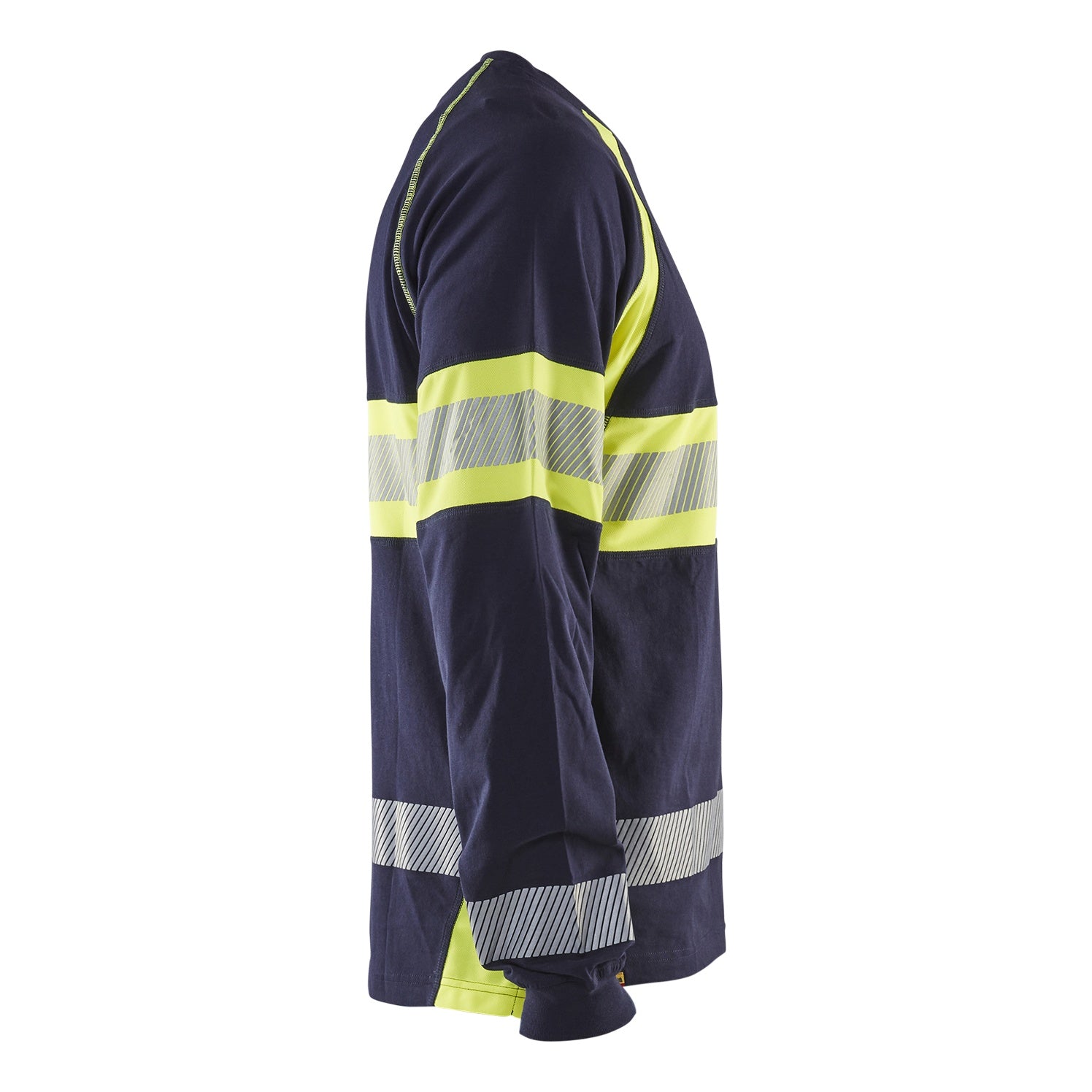 Blaklader BLAKLADER 35101030 Hi Vis Long Sleeved T Shirt Hi Vis Reflective Long Sleeve Work T-Shirt MEN - 100% Cotton - 351010308833_CL