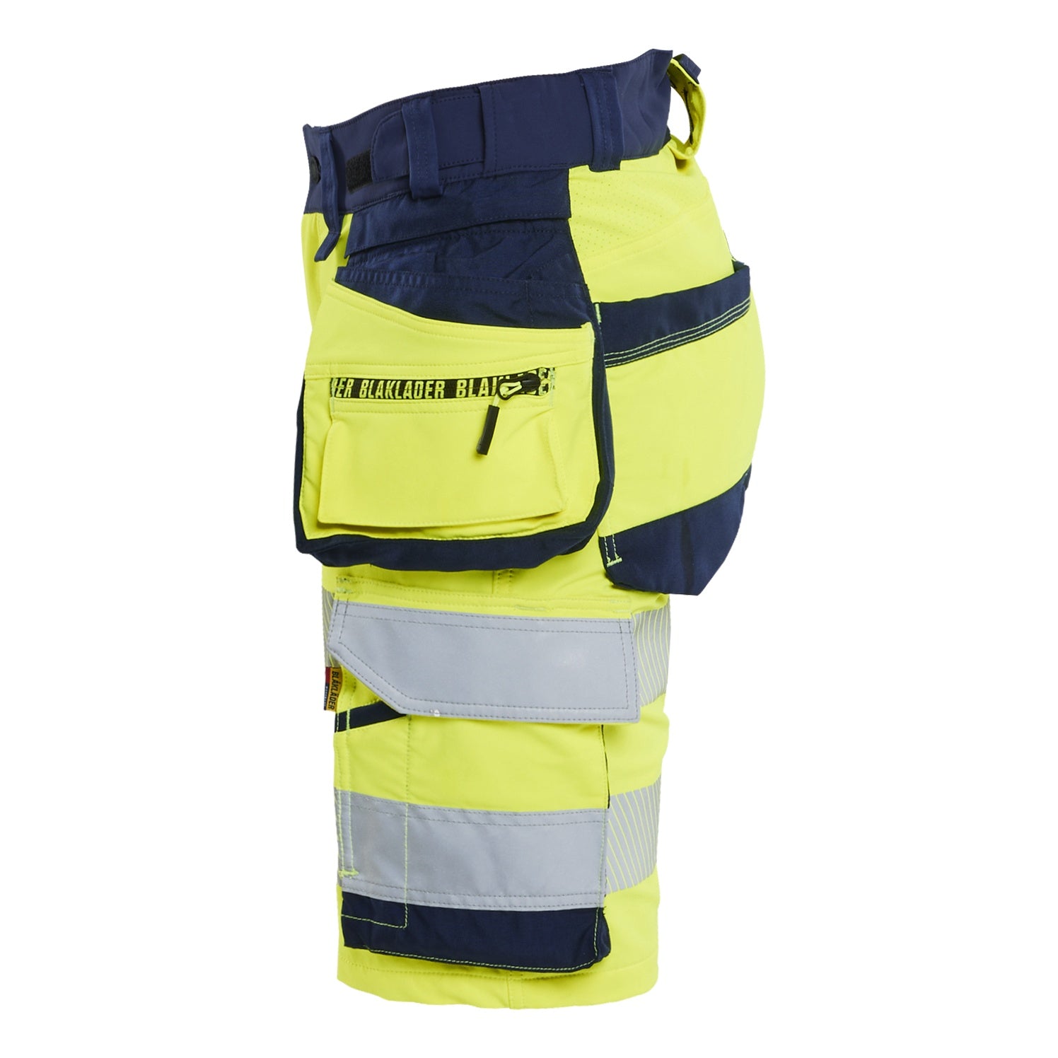 Blaklader BLAKLADER 70201648 | Women's Hi Vis shorts 4 way stretch Hi Vis Reflective Work Shorts Women - Double Weave - 702016483389_CL