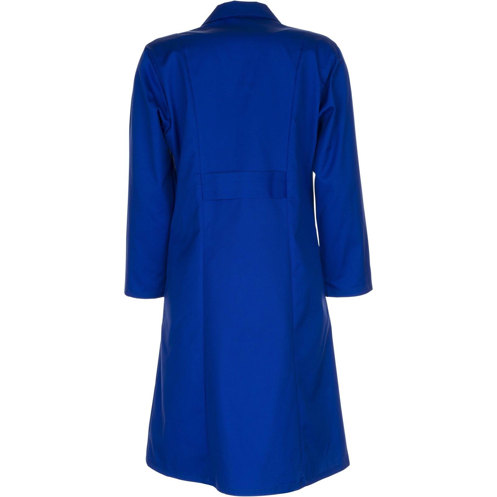 Planam Ladies Coat long sleeve royal blue - Model view 2