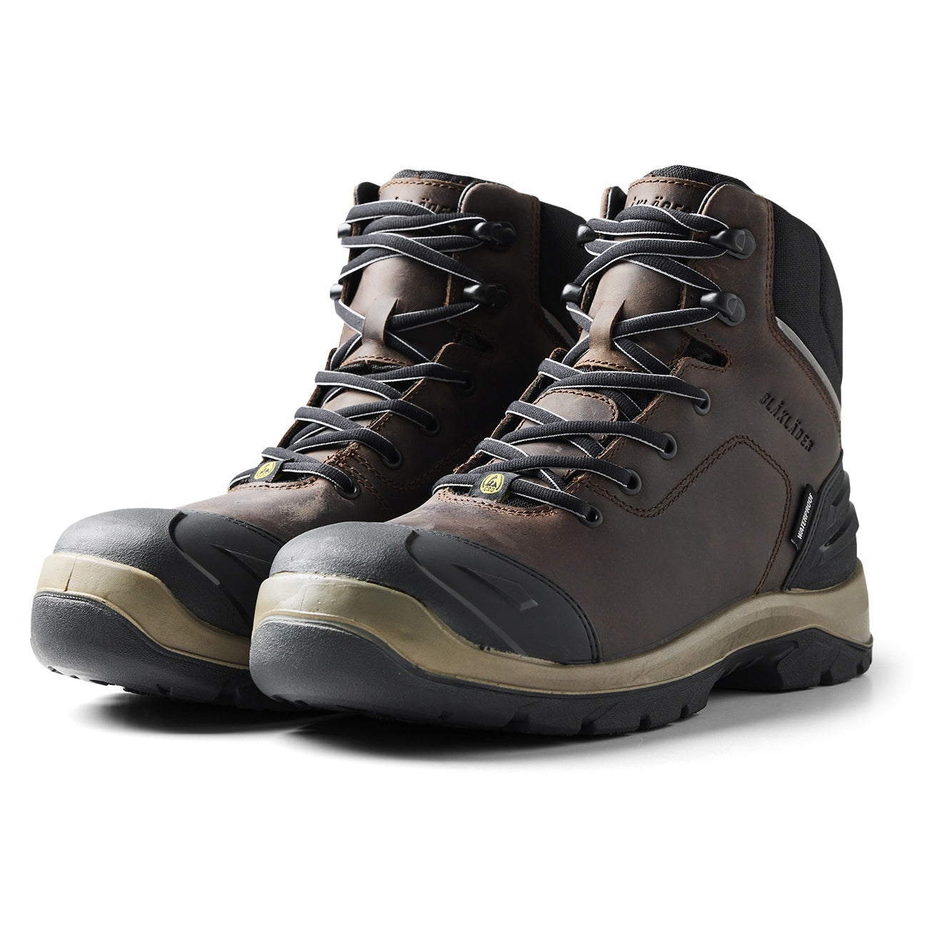 Blaklader BLAKLADER 24390000 ELITE Safety Boot S3 MEN Work Boot - Brown Leather Upper - 243900007899_CL