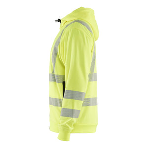 Blaklader BLAKLADER 35652538 Hi Vis Hoodie Full Zip Hi Vis Reflective Hoodie Work Sweatshirt MEN - Breathable - 356525383300_CL