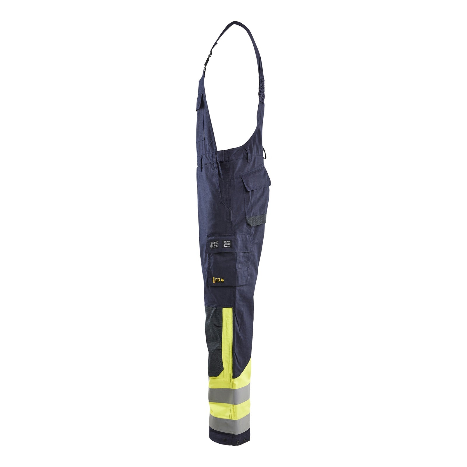 Blaklader BLAKLADER 28881512 Multinorm Inherent Bib Trousers Hi Vis Reflective Work Bib Trousers Men - ripstop fabric - 288815128933_CL