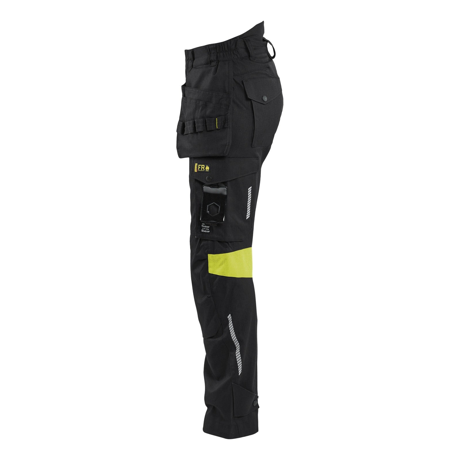 Blaklader BLAKLADER 71081512 | Women's Craftsman Inherent Trousers Hi Vis Reflective Work Trousers Women - Ripstop Fabric - 710815129933_CL