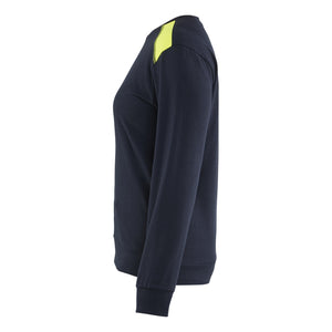Blaklader BLAKLADER 34081158 WOMEN'S SWEATSHIRT Hi Vis Reflective Work Sweatshirt WOMEN - 100% Cotton - 340811588633_CL
