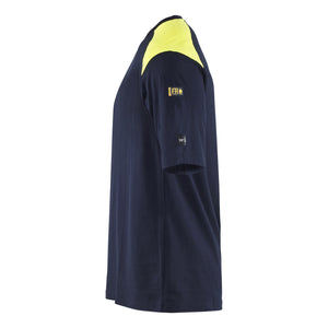 Blaklader BLAKLADER 34761737 Flame resistant T shirt Hi Vis Reflective Short Sleeve Work T-Shirt MEN - Flame Retardant - 347617378933_CL