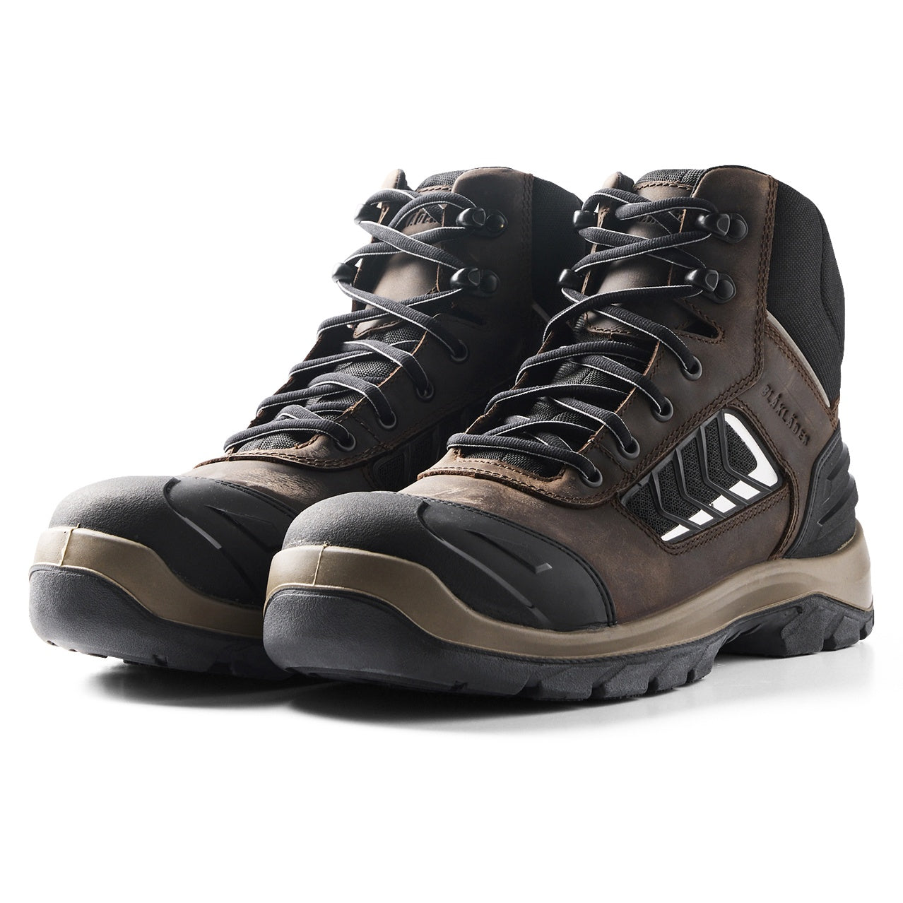 Blaklader BLAKLADER 24520000 ELITE Safety Boot S3 MEN Work Shoe - Brown/Black Upper - 245200007899_CL