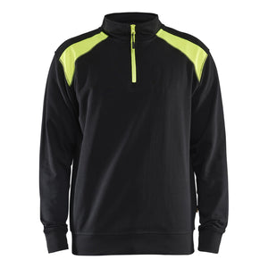 Blaklader BLAKLADER 33531158 Half Zip 2 Tone Sweatshirt Work Sweatshirt MEN - 100% Cotton - 335311589933