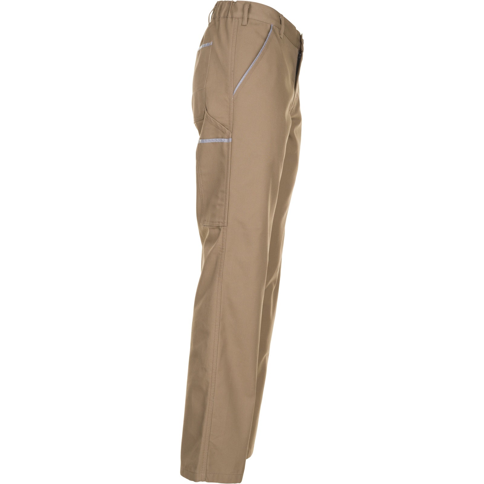 Planam Canvas 320, Outdoor Thermal Trousers beige - Model view 3