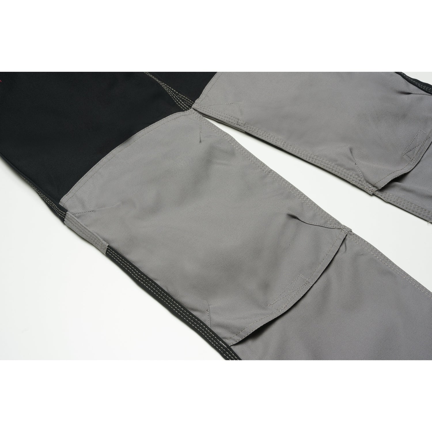 Planam Plaline Trousers pure white/zinc - The practical knee pocket for PLANAM Type 2 knee pads as defined in EN 14404