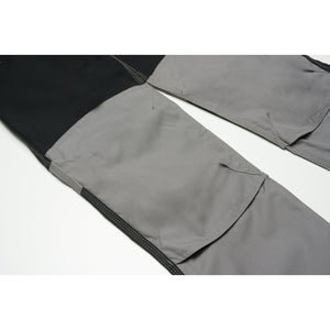 Planam Plaline Trousers pure white/zinc - The practical knee pocket for PLANAM Type 2 knee pads as defined in EN 14404