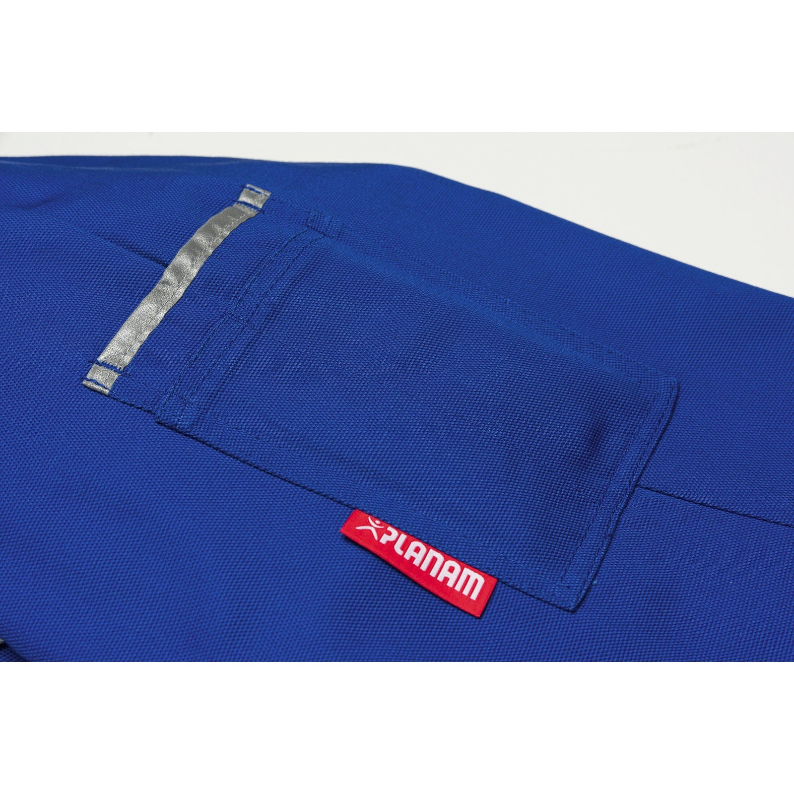 Planam Canvas 320 Waisted Jacket grey/black - You can quickly access pens, your mobile phone, etc. in the arm pocket with double pen holder.