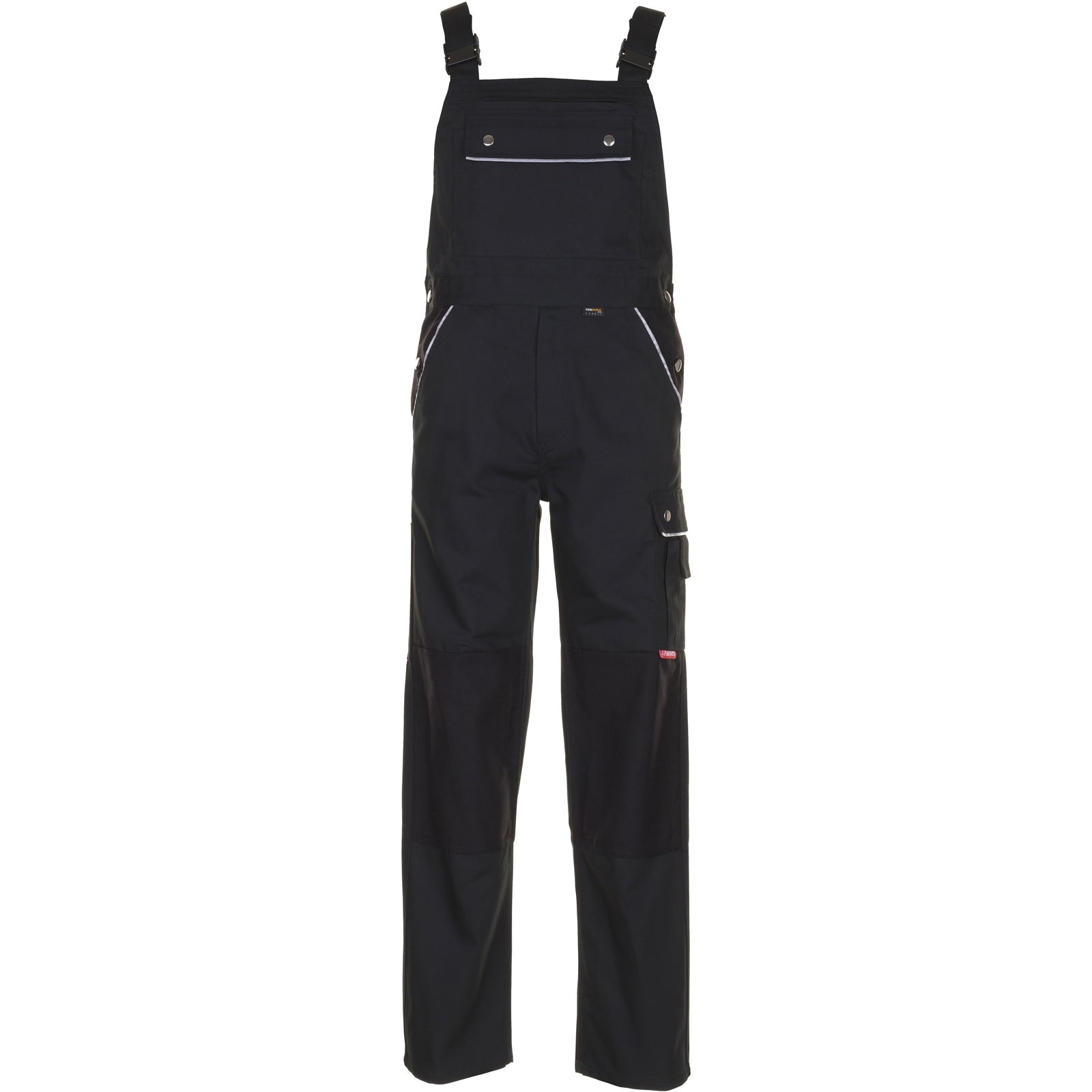 Planam Canvas 320 Dungarees black/black - Main