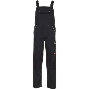 Planam Canvas 320 Dungarees black/black - Main