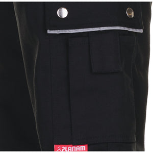 Planam Canvas 320, Outdoor Thermal Trousers beige - The large pocket on the thigh provides plenty of room and allows easy access.