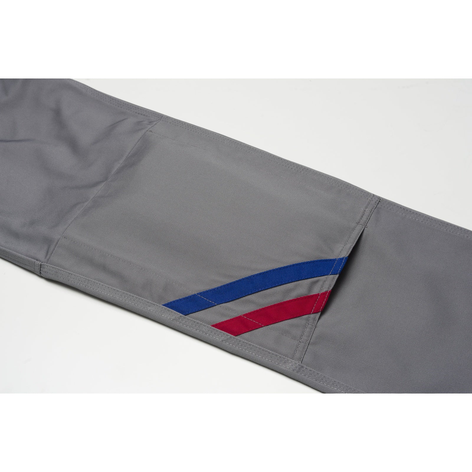 Planam Highline Trousers zinc/royal blue/red - The practical knee pocket for PLANAM Type 2 knee pads as defined in EN 14404