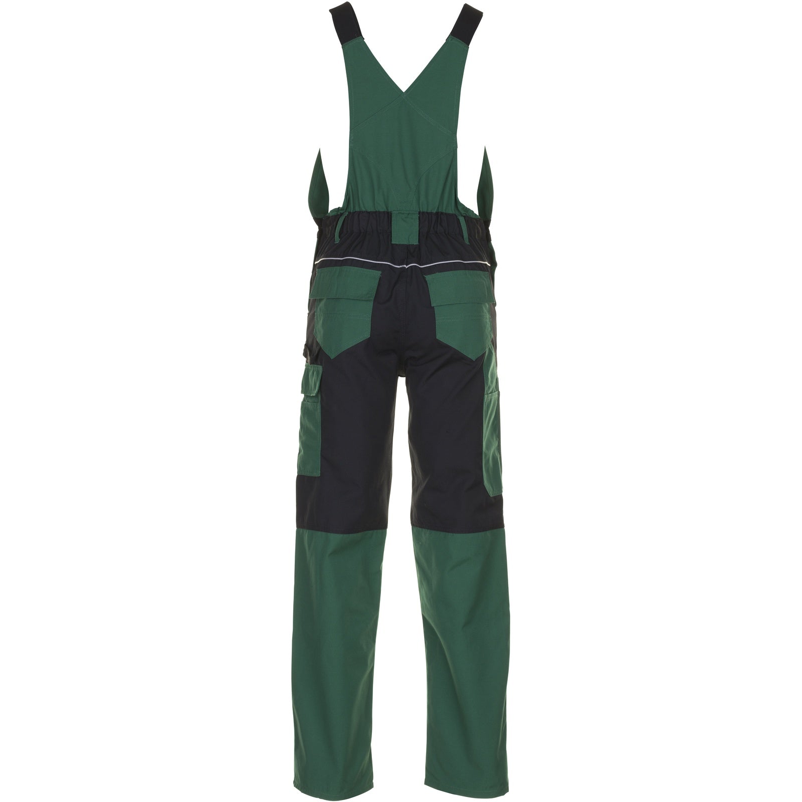 Planam Plaline Dungarees green/black - Model view 2
