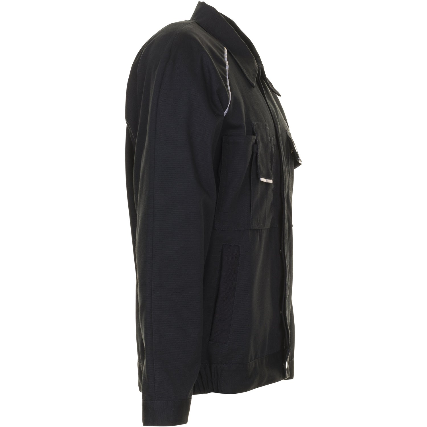 Planam Canvas 320 Waisted Jacket black/black - Model view 3