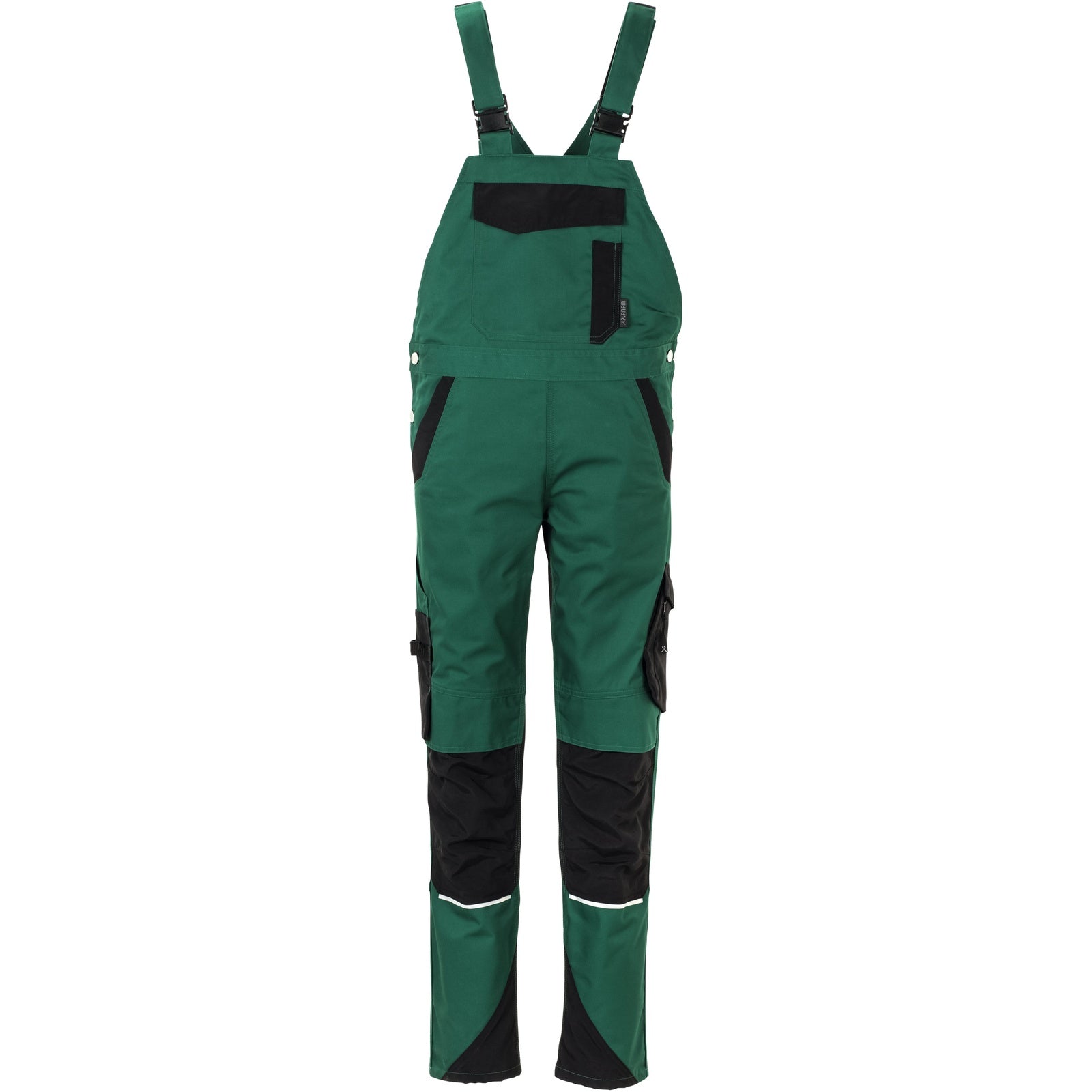 Planam Norit Women's dungarees green/black - Main
