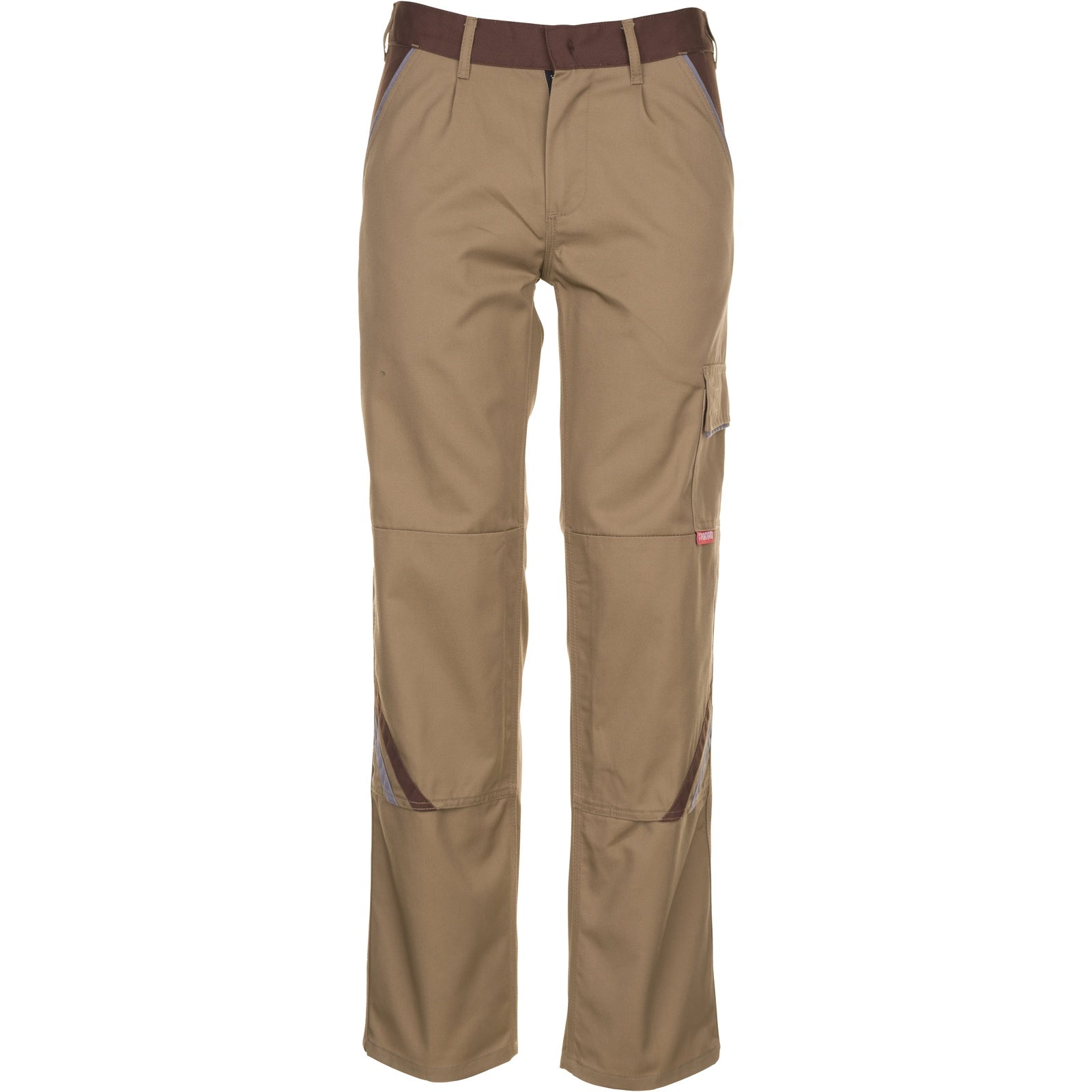 Planam Highline Trousers beige/brown/zinc - Model view 1