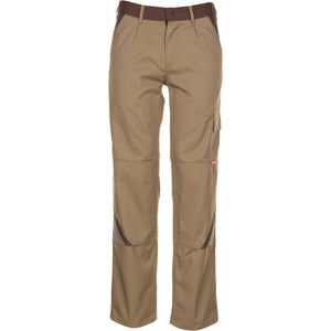 Planam Highline Trousers beige/brown/zinc - Model view 1