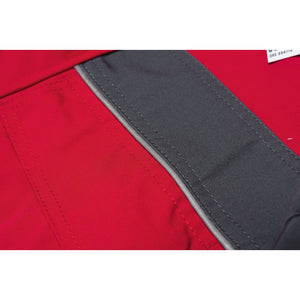 Planam Plaline Waisted Jacket green/black - The reflective piping highlights the dynamic look