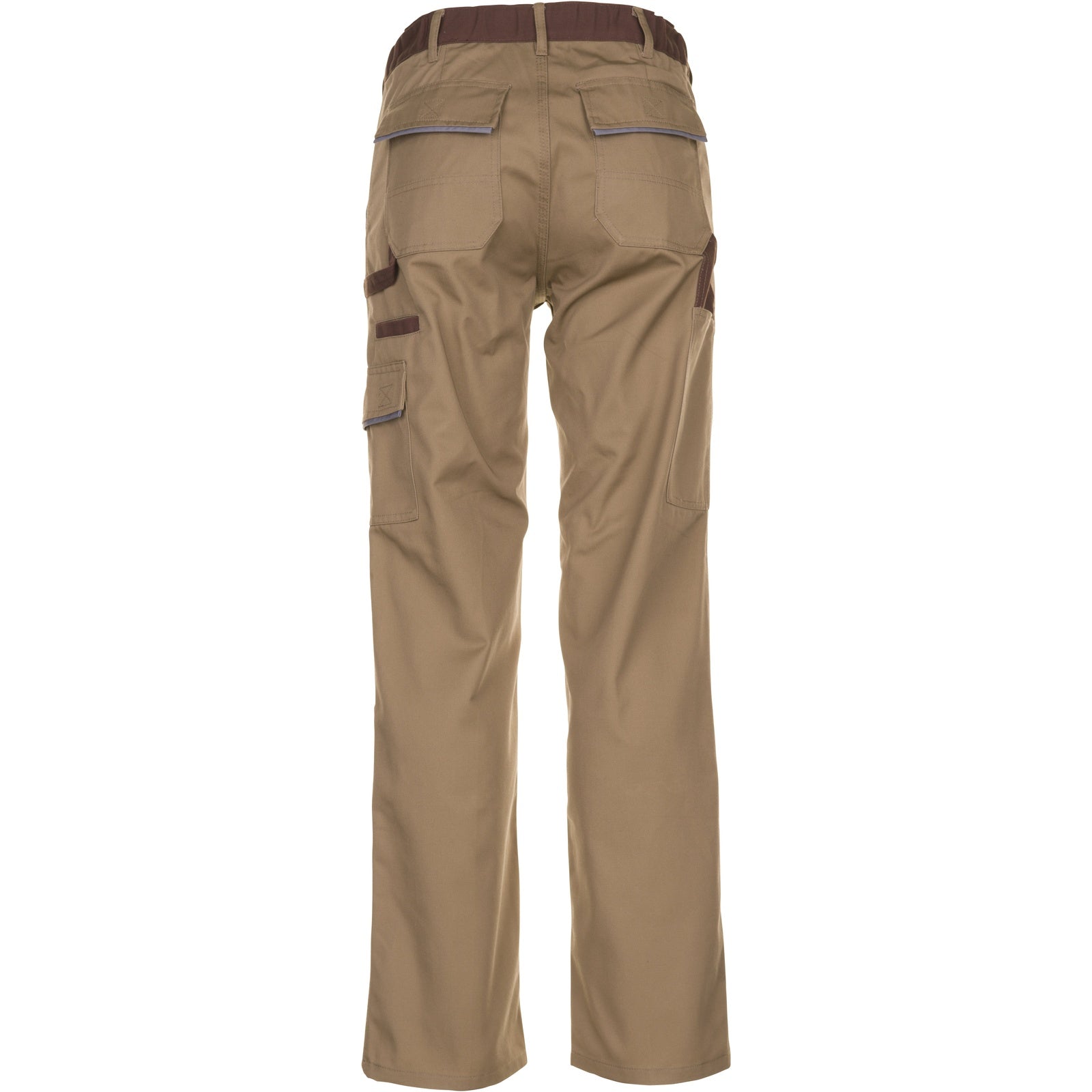 Planam Highline Trousers beige/brown/zinc - Model view 2