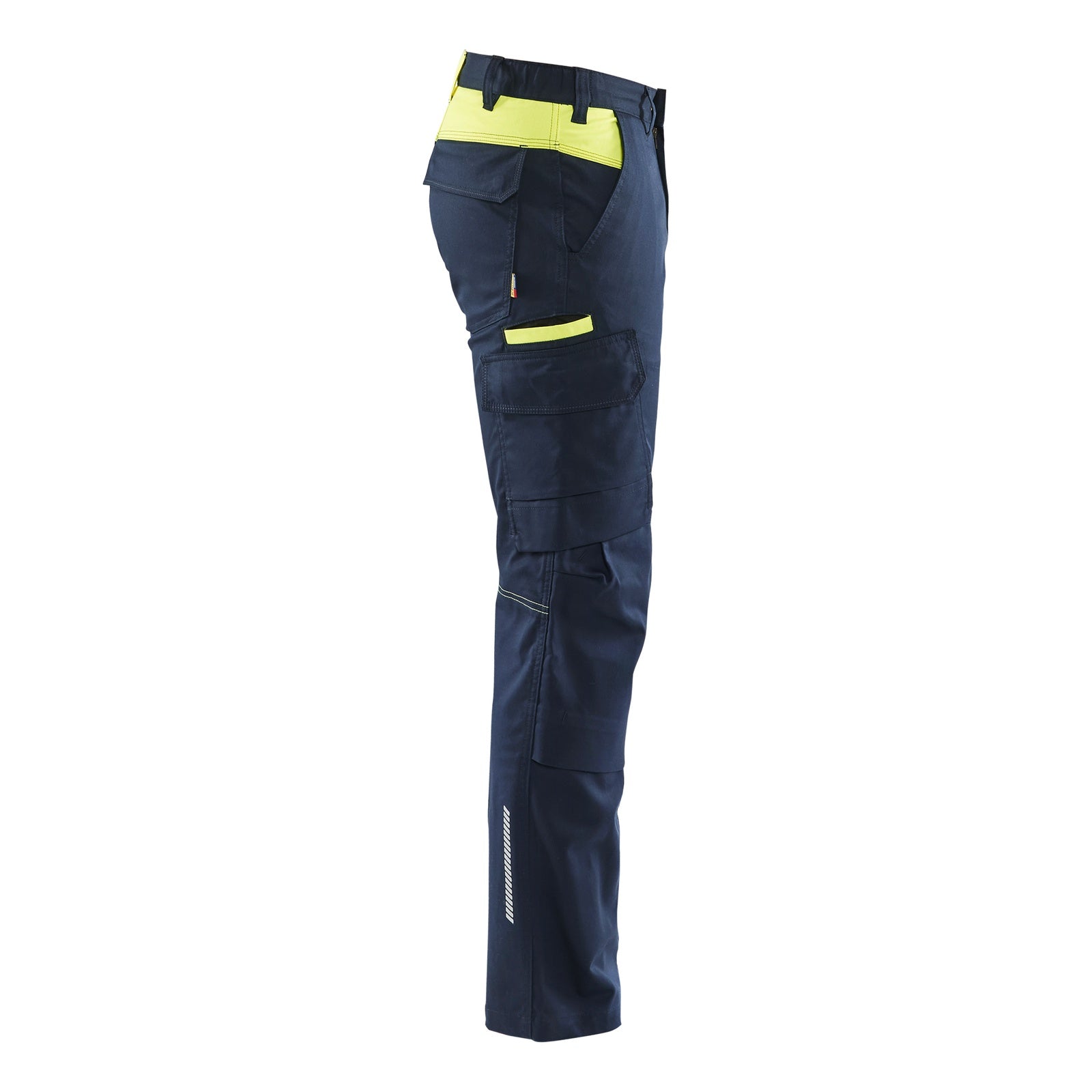 Blaklader BLAKLADER 14481832 | Industry trousers stretch with knee pad pockets Hi Vis Reflective Work Trousers Men - twill fabric - 144818328633_CR