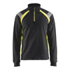 Blaklader BLAKLADER 34321158 Hi Vis Reflective Half-zip Work Sweatshirt MEN - 100% Cotton - 343211589933