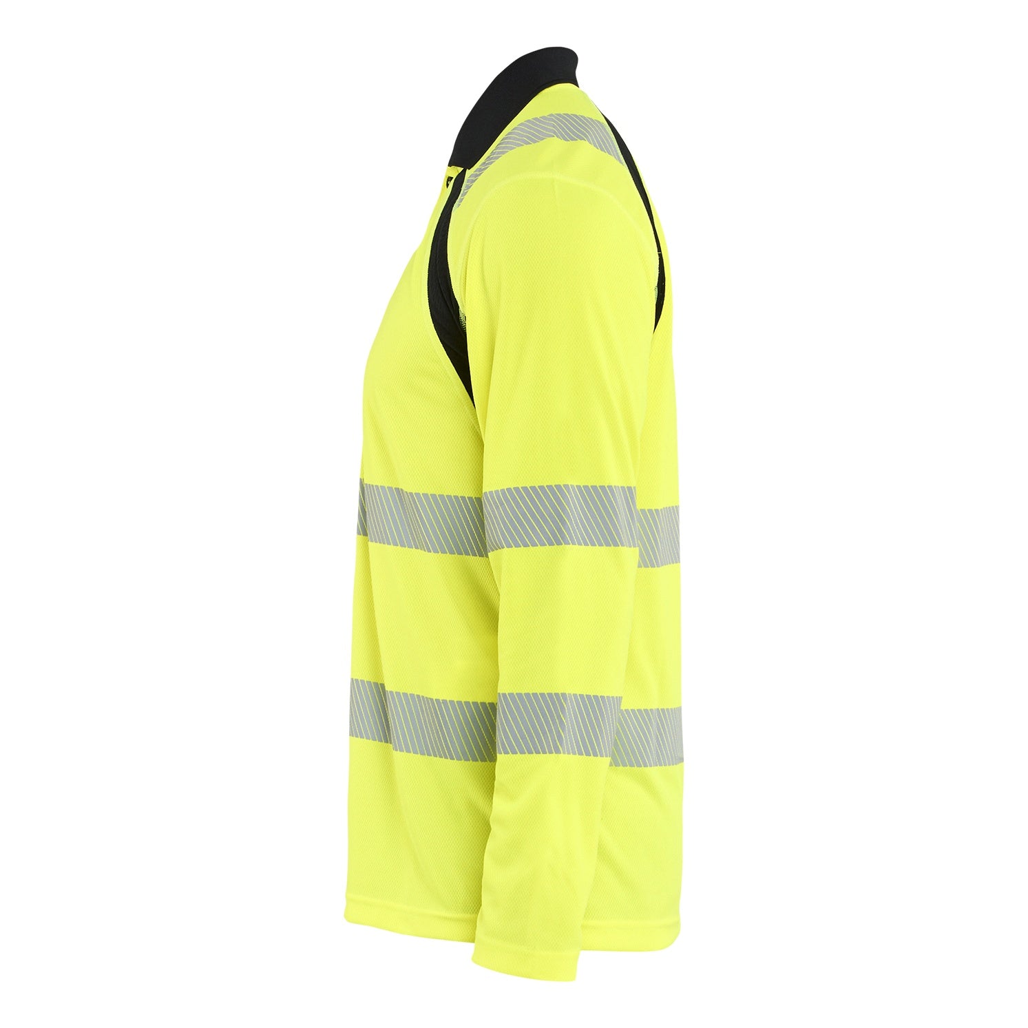 Blaklader BLAKLADER 35981013 UV Protected Long Sleeved Polo Shirt Hi Vis Hi Vis Reflective Long Sleeve Work Polo MEN - 100% Polyester - 359810133399_CL