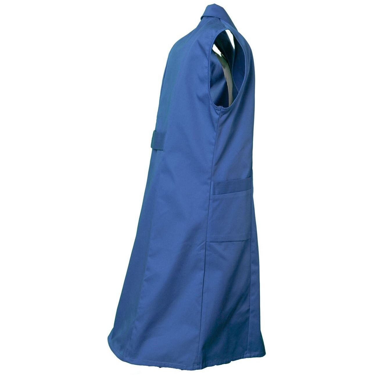 Planam Ladies Coat sleeveless royal blue - Model view 3