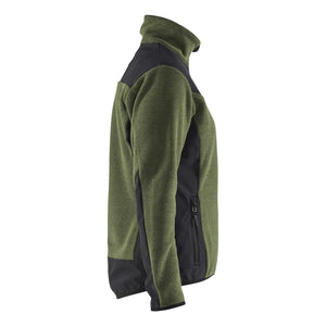 Blaklader BLAKLADER 59432536 Women's Knitted Jacket with Softshell Work Jacket WOMEN - Stretch Fabric - 594325364199_CR