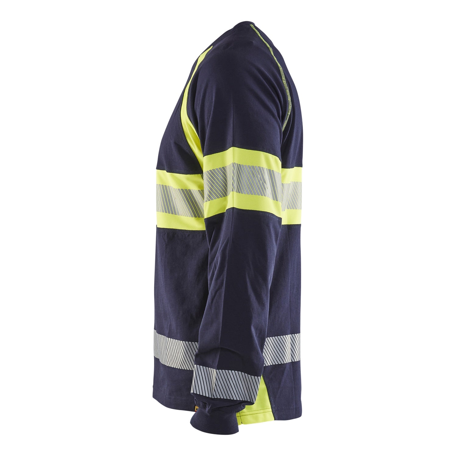 Blaklader BLAKLADER 35101030 Hi Vis Long Sleeved T Shirt Hi Vis Reflective Long Sleeve Work T-Shirt MEN - 100% Cotton - 351010308833_CR