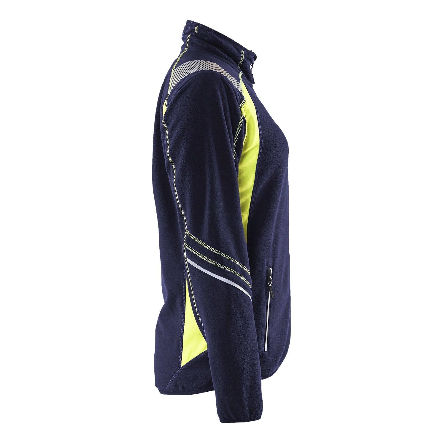 Blaklader BLAKLADER 49731010 Women's microfleece jacket Hi Vis Reflective Fleece Jacket WOMEN - Antipilling - 497310108933_CR
