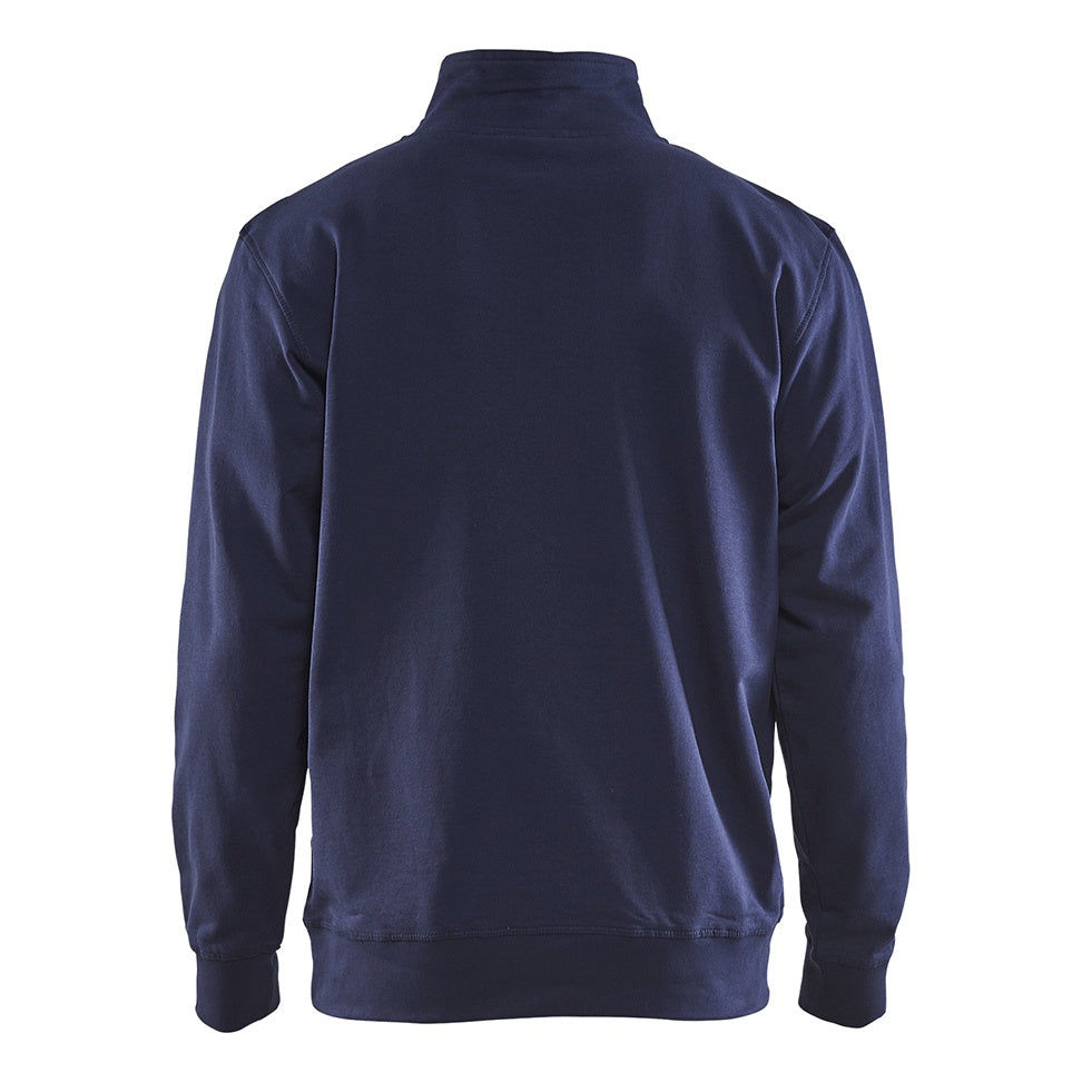Blaklader BLAKLADER 33651048 Sweatshirt With Collar Half-zip Work Sweatshirt MEN - Brushed Inside - 336510488800_CB