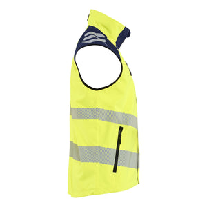 Blaklader BLAKLADER 30912513 SOFTSHELL VEST HI VIS Hi Vis Reflective Work Softshell Vest MEN - Waterproof - 309125133389_CR2