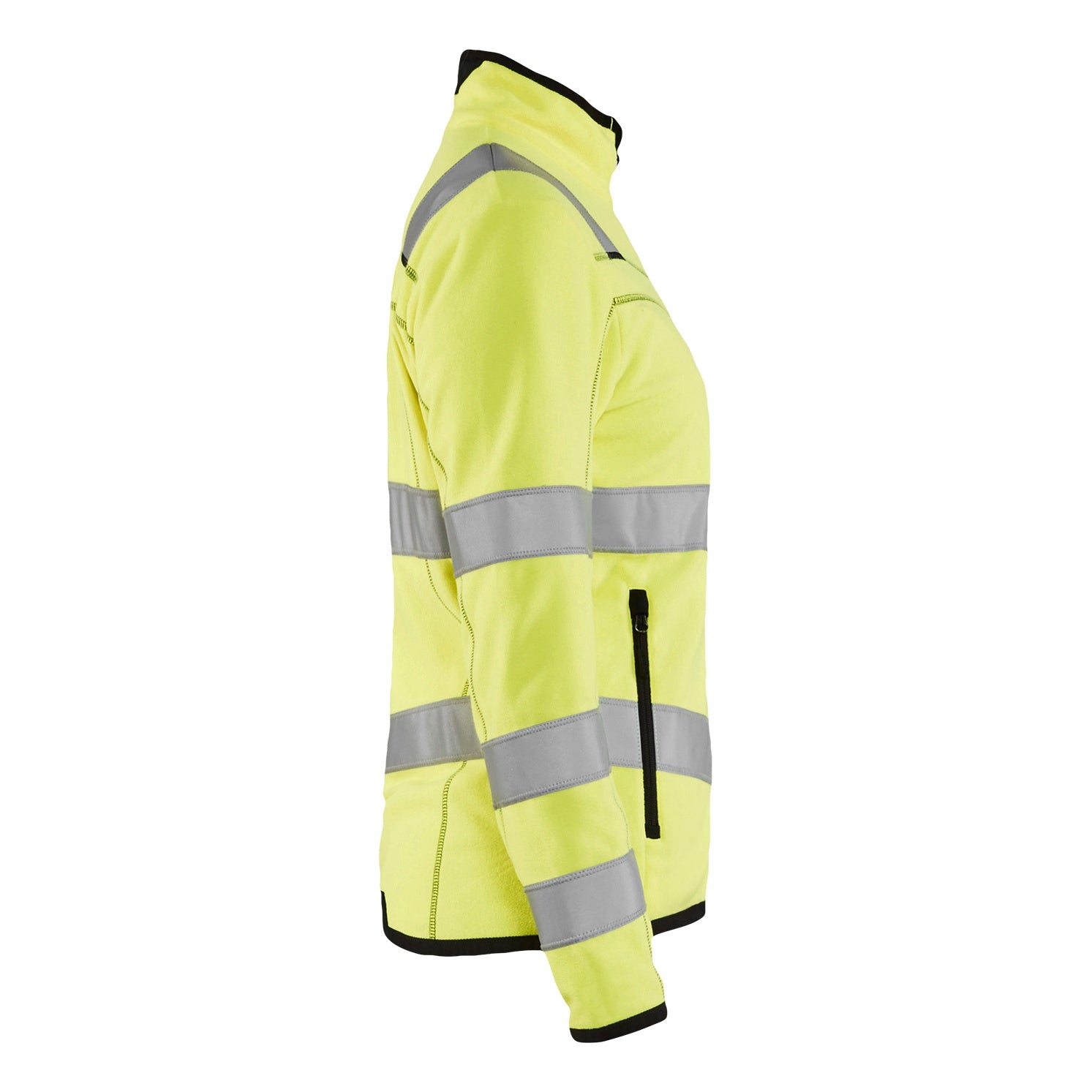 Blaklader BLAKLADER 49661010 Women's Hi Vis microfleece jacket Hi Vis Reflective Work Jacket WOMEN - Antipilling Fleece - 496610103300_CR